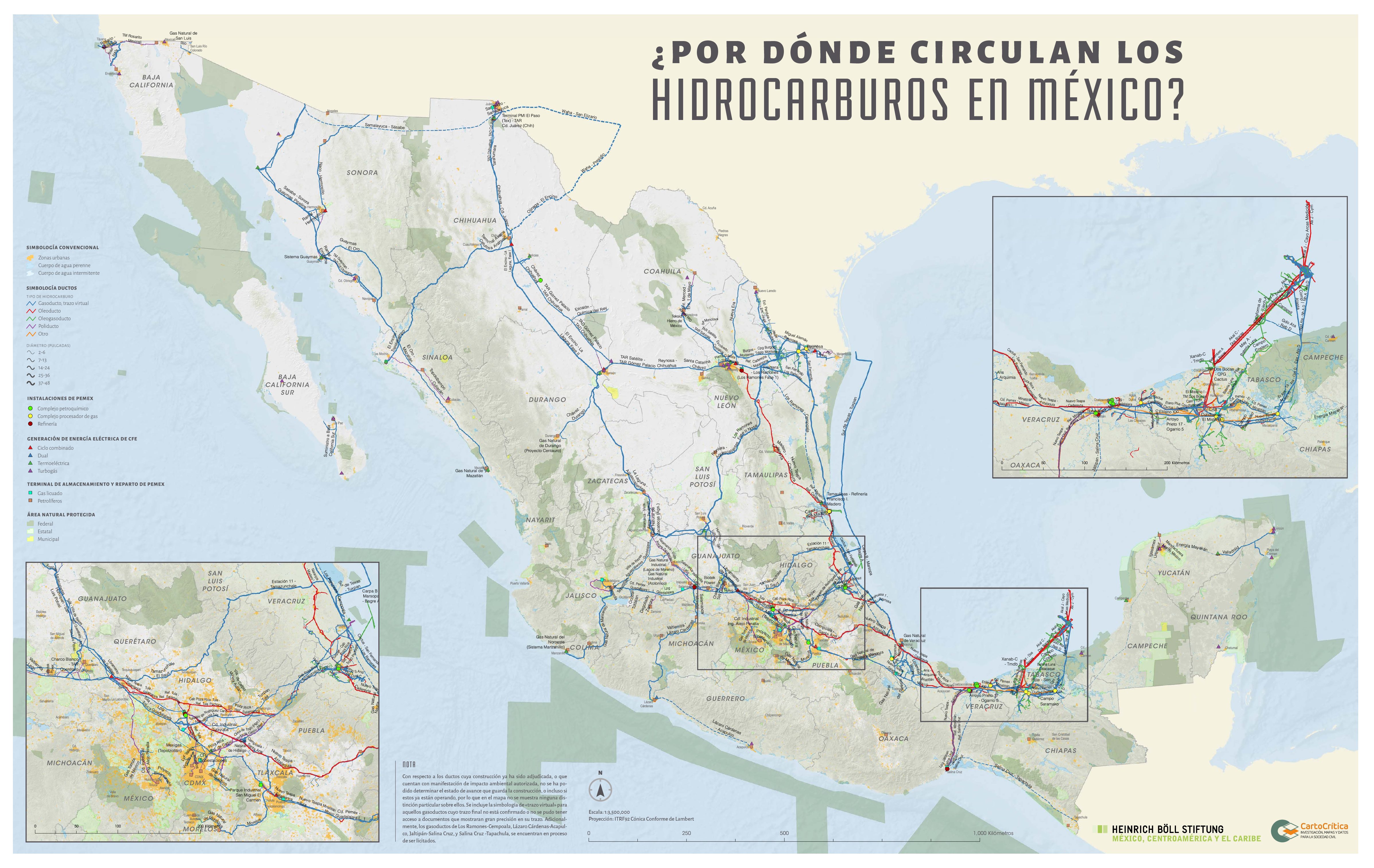 ¿Por Dónde Circulan los Hidrocarburos en México?